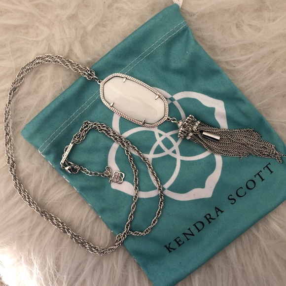 Kendra Scott Jewelry - Kendra Scott Rayne Tassel Necklace silver pearl
